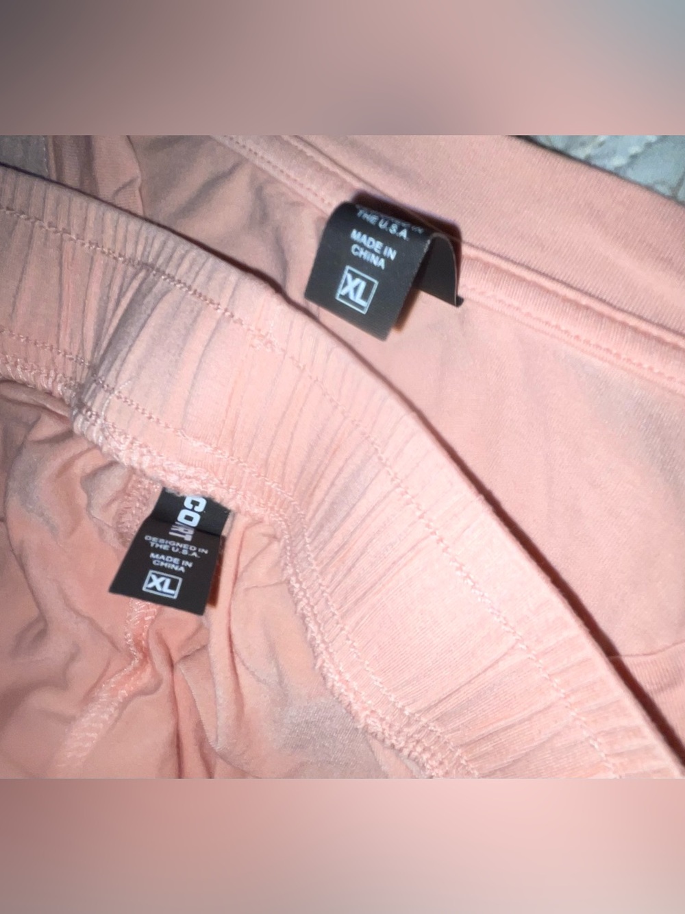 Comfrt Cloud Peach tshirt and Elastic-Waist shorts - XL - SET - Picture 2 of 6